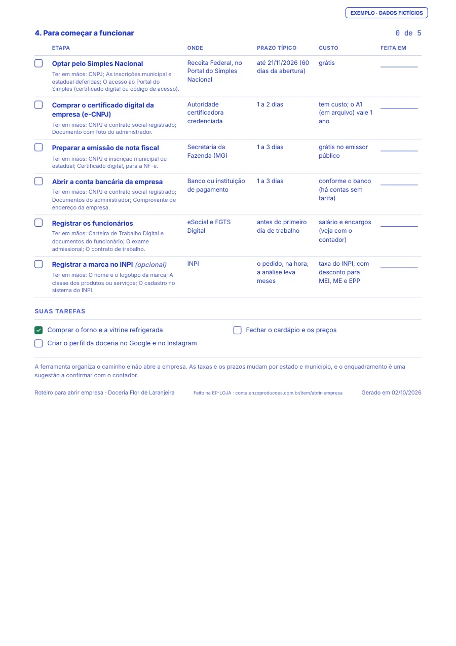 Página 3 do PDF de exemplo