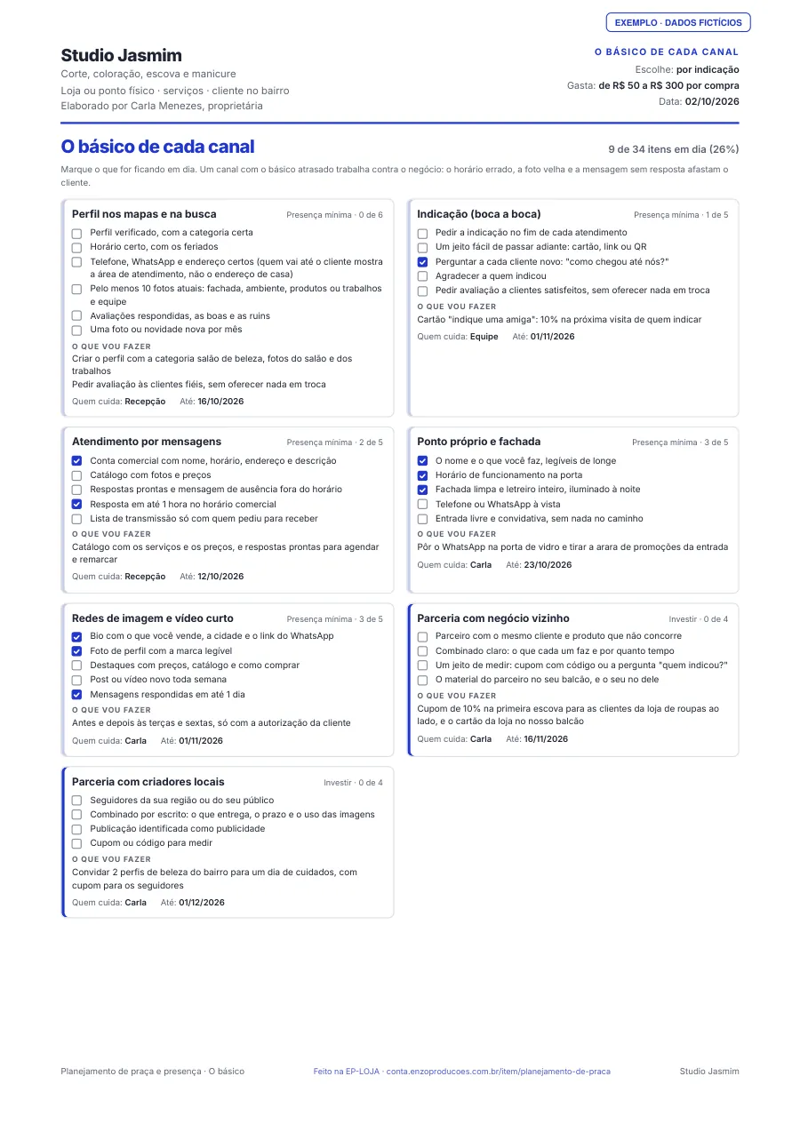 Página 2 do PDF de exemplo